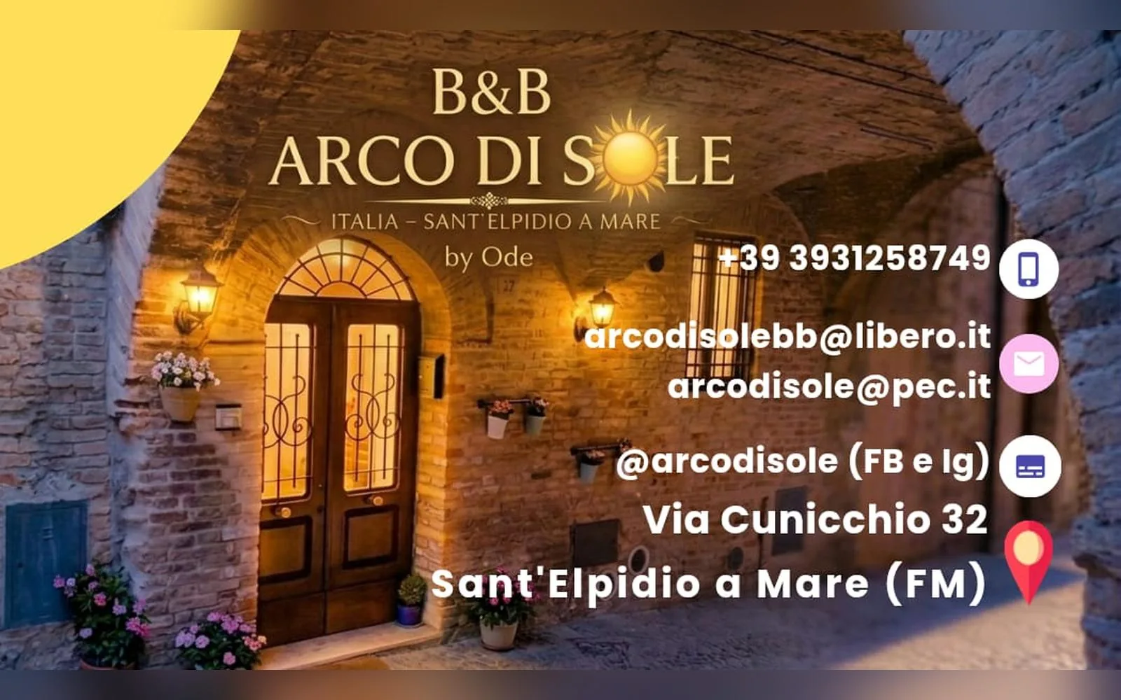 Esterni di B&B Arco di Sole By Ode, Sant'Elpidio a Mare (Marche) (foto 3)